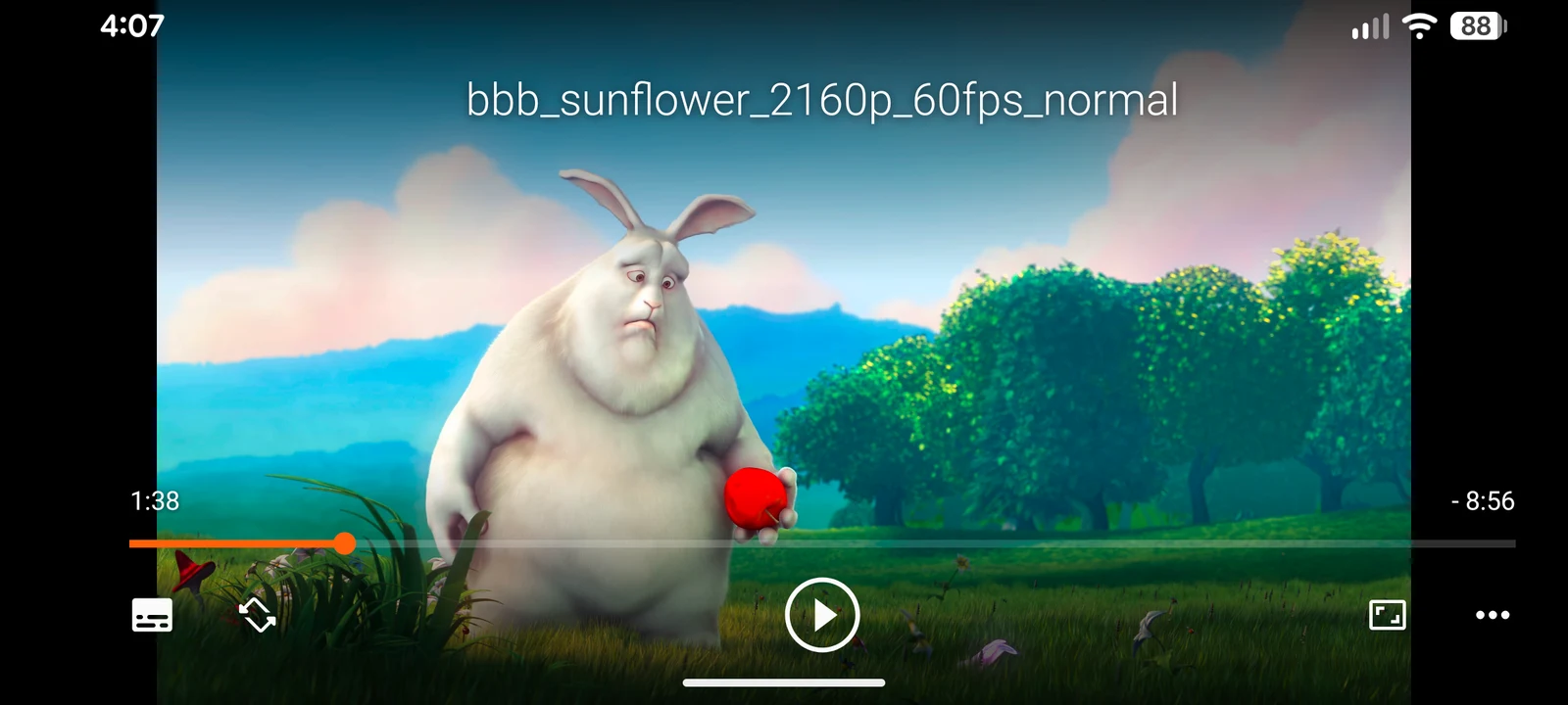 VLC for Android interface preview